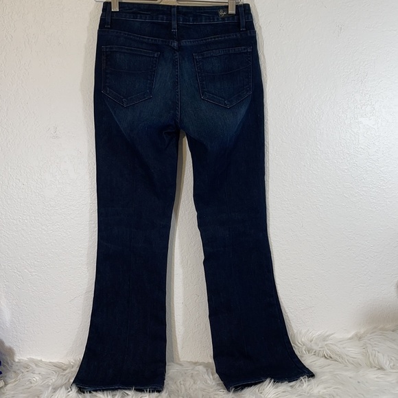 Paige Rising Glen Flare Boot Cut Mid Rise Stretch Denim Jeans Size 28 - Picture 3 of 7